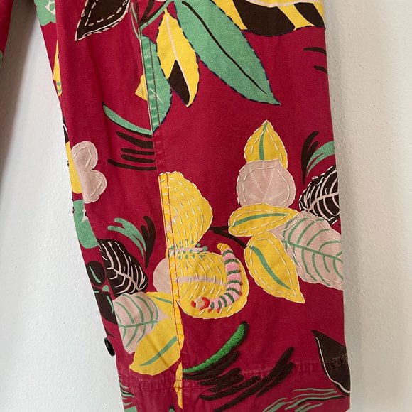 HILFIGER COLLECTION Carribean Pleated Pants with Hand Embroidery - RARE - Picture 9 of 16